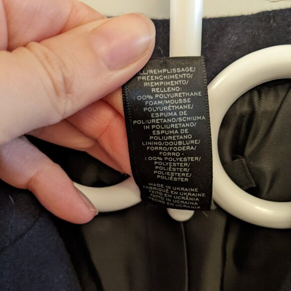 Marc by Marc Jacobs women's navy blue wool blazer in size 4 - Picture 4 of 11